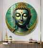 Tranquil Buddha Acrylic Round Wall Art