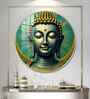 Tranquil Buddha Acrylic Round Wall Art