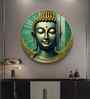 Tranquil Buddha Acrylic Round Wall Art