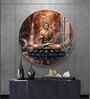 Tranquil Illumination Buddha Acrylic Round Wall Art