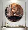 Tranquil Illumination Buddha Acrylic Round Wall Art