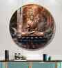 Tranquil Illumination Buddha Acrylic Round Wall Art
