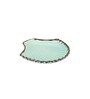 Tranquil Mint Ceramic Sea Shell Serving Platters (Set of 2)