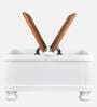 Tranquil Trunk With Box Storage in White Finish