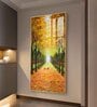 Tranquil Trails Glass Finish Vertical Wall Art