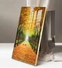 Tranquil Trails Glass Finish Vertical Wall Art