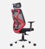 Transform Breathable Mesh Ergonomic Chair in Black And Red Colour