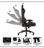 Transformer Leatherette Gaming Chair in Black Colour
