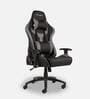 Transformer Leatherette Gaming Chair in Grey Colour