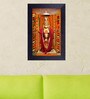 Hanuman Temple Led Textured Paper Framed Art Print