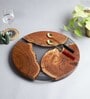 Translucent Grey Wood Handcrafted Cheese Board