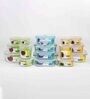 Transparent  850 ml Round Glass Airtight Break Resistant Food Storage Container