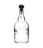 Transparent 1000 ml Glass Oil Dispenser Bottle (Transparent & Black)