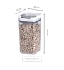 Transparent 1200 ml Dry Food Storage Container with Flip-n-Lock Airtight Lid
