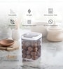 Transparent 1700 ml Dry Food Storage Container with Flip-n-Lock Airtight Lid