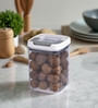 Transparent 1700 ml Dry Food Storage Container with Flip-n-Lock Airtight Lid