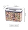 Transparent 1800 ml Dry Food Storage Container with Flip-n-Lock Airtight Lid