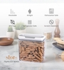 Transparent 2700 ml Dry Food Storage Container with Flip-n-Lock Airtight Lid