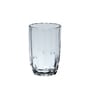 Transparent 280 ml Glass Lotus Cut Designed (Set of 6) Everyday Glasses