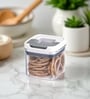 Transparent 460 ml Dry Food Storage Container with Flip-n-Lock Airtight Lid