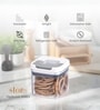 Transparent 460 ml Dry Food Storage Container with Flip-n-Lock Airtight Lid