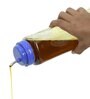 Transparent 600 ML Purple Plastic ( Set of 2) Oil Dispensers