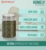 Transparent Plastic (Set of 4) Steelo Homely Containers 1000ML