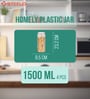 Transparent Plastic (Set of 4) Steelo Homely Containers 1500ML