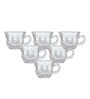 Transparent Bubble Shaped 200ml Glass (Set of 6) Tea Cups
