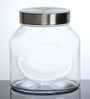 1 Ltr Glass Jar Set of 2