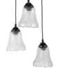 Naples Transparent Glass Cluster Hanging Light