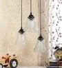 Naples Transparent Glass Cluster Hanging Light