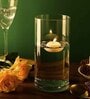 Transparent Glass Cylinder Vases 8 Inch Tall X 4 Inch Round vase
