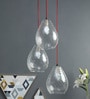 Holly Transparent Glass Cluster Hanging Light