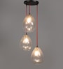 Holly Transparent Glass Cluster Hanging Light