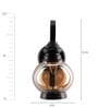 Genevieve Black Metal Wall Sconces