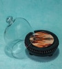Transparent Mango Wood Cloche