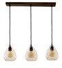 Zeynep Transparent Metal and Glass Cluster Hanging Light