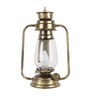 Petunia Transparent Glass Shade Table Lamp With Metal Base