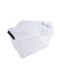 Transparent Plastic Inplus Easy Clip Storage Box 40Ltr Desk Organizers