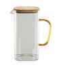 Transparent Square shpaed Water Jug With 6 Glass