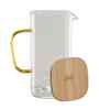 Transparent Square shpaed Water Jug With 6 Glass