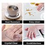 Transparent PVC Plastic Dining Table Covers Protectors (48 X 60 Inches, 2.00 MM Thick)