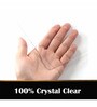 Transparent PVC Plastic Dining Table Covers Protectors (48 X 60 Inches, 2.00 MM Thick)