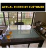 Transparent PVC Plastic Dining Table Covers Protectors (48 X 96 Inches, 2.00 MM Thick)