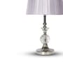 Transparent Table Lamp With Fusion Of Modern Design  Crystal Matelic Base