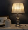 Transparent Table Lamp With Fusion Of Modern Design  Crystal Matelic Base