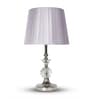 Transparent Table Lamp With Fusion Of Modern Design  Crystal Matelic Base