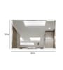 Transparent Glass Wall Mirror