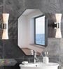 Transparent Glass Liable Wall Mirror